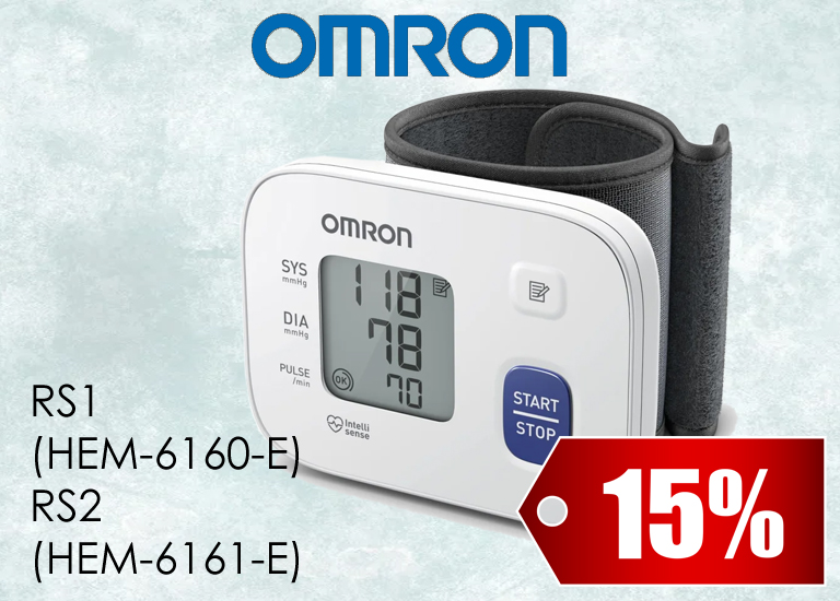 RS1 (HEM-6160-E) RS2 (HEM-6161-E) 15%